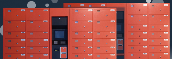 Self-service express locker Self-service express locker