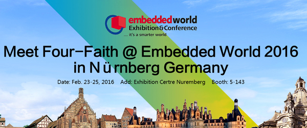 Embedded World 2016 in Nürnberg Germany