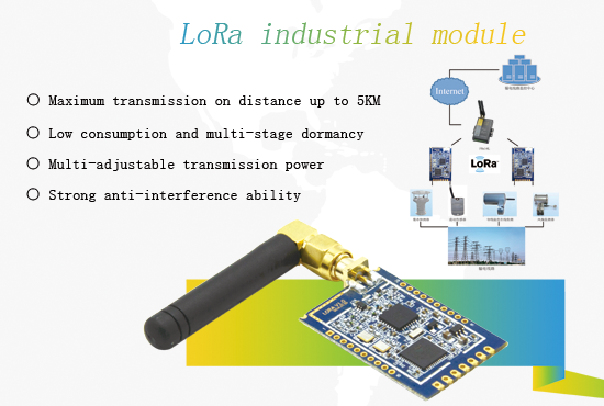 Technical monitoring scheme based on LoRa industrial module