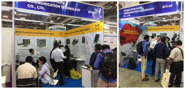 Four Faith Attends Singapore Asia Communications Exhibition 2017