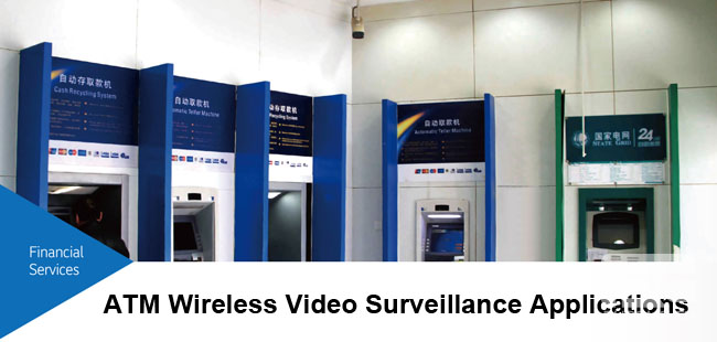 ATM Wireless Video Surveillance Applications