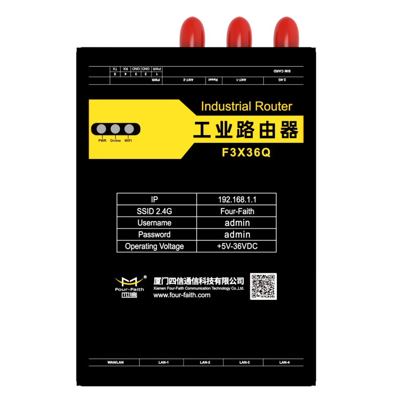 Industrial WiFi Router F3X36Q| Four-Faith